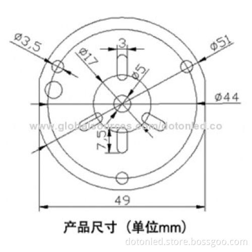 7W LED Light Module, High-efficiency, Long Lifespan, 580-650lm Luminous FluxNew